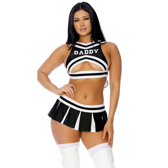 Forplay Dresses & Skirts - NEW Forplay Cheer You On Sexy Cheerleader Costume Size Large XL